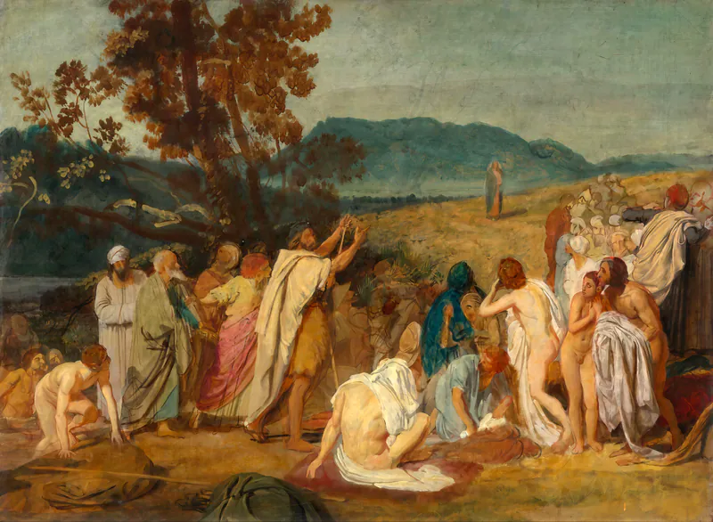 Явление Христа народу. Эскиз