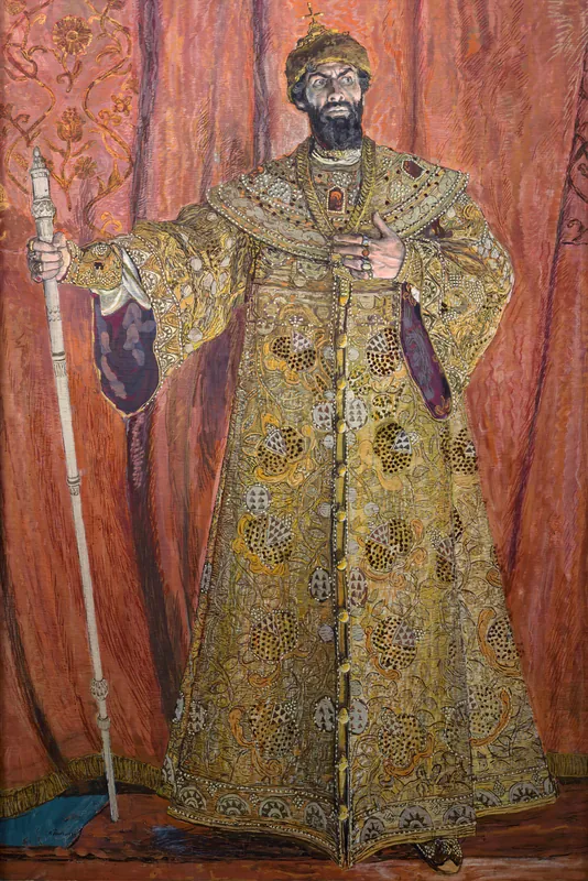 Ф. И. Шаляпин в роли Бориса Годунова