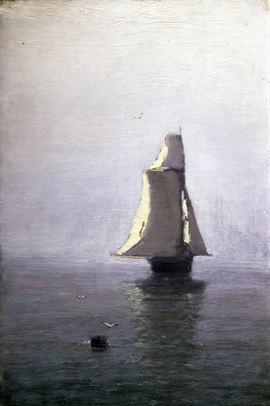Парусник в море