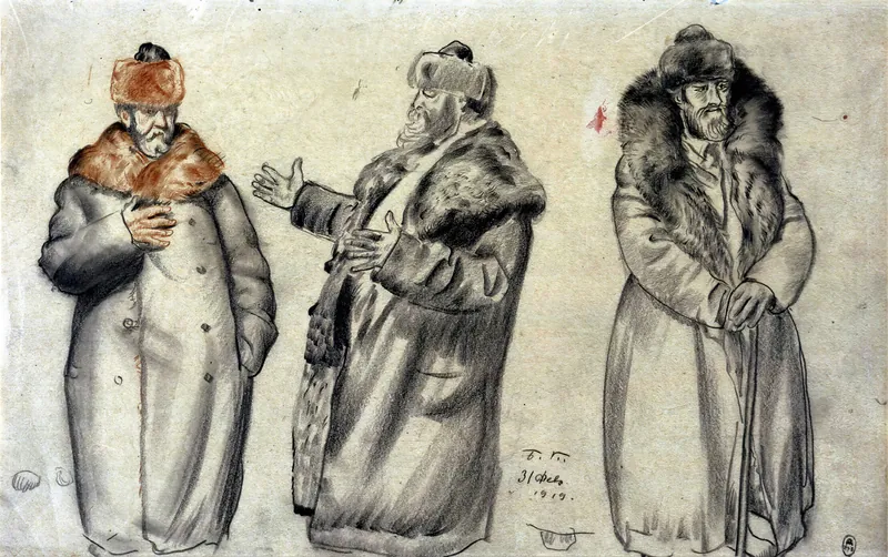 В. А. Кастальский. Три наброска