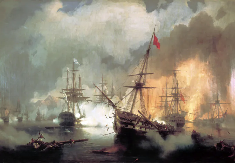 Морское сражение при Наварине 2 октября 1827 года