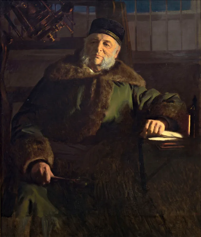Портрет астронома О. В. Струве