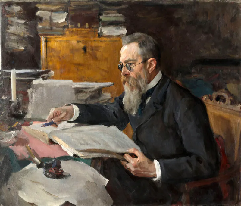Портрет композитора Н.А.Римского-Корсакова