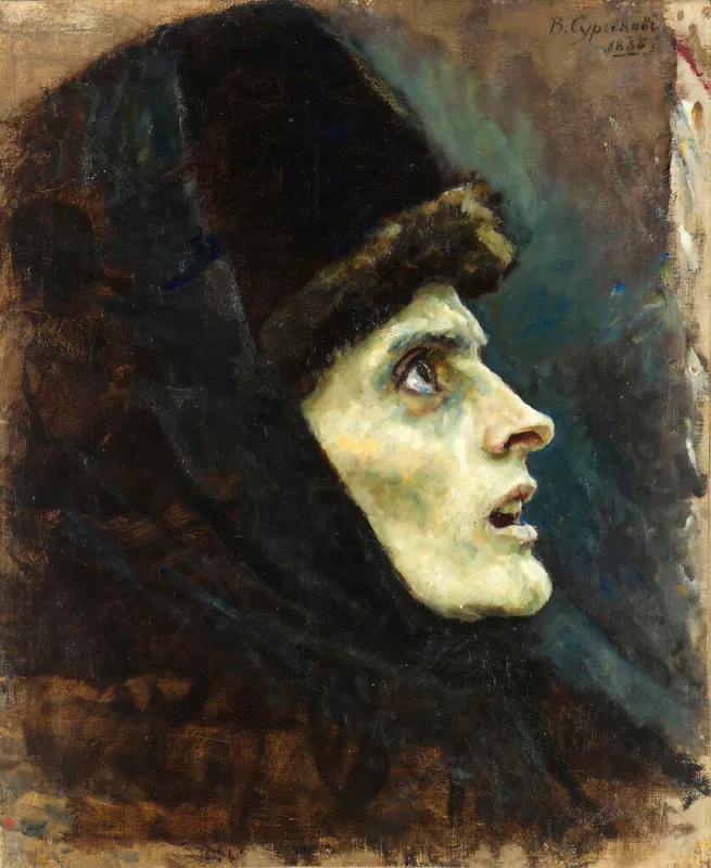 Голова боярыни Морозовой. Этюд