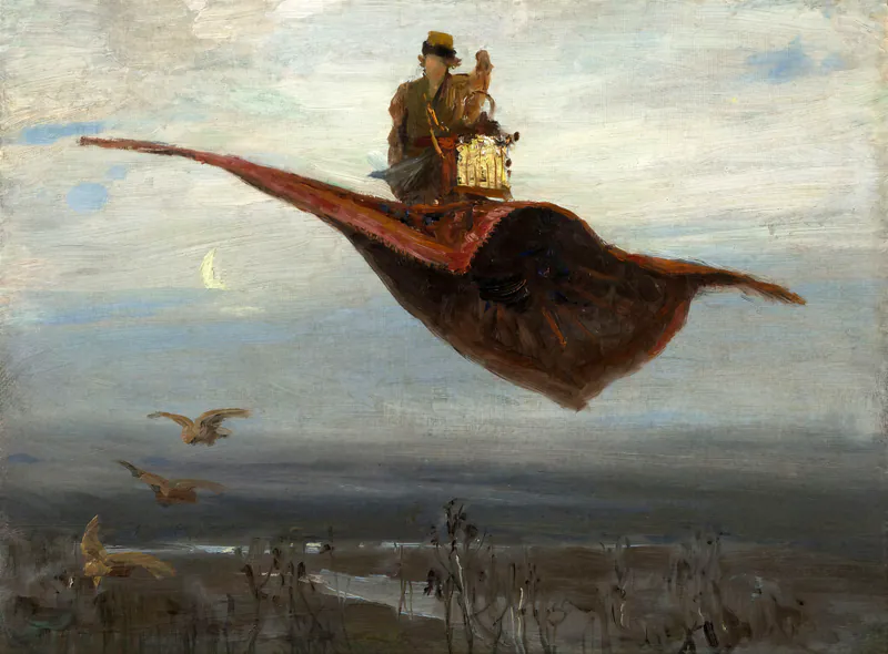 Ковер-самолет. Эскиз