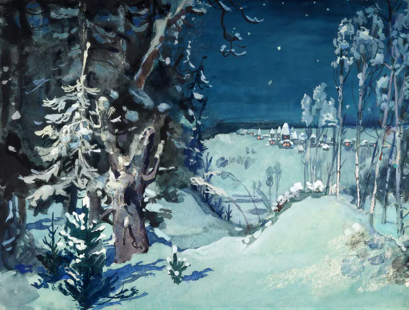 Зимний лес. Пролог
